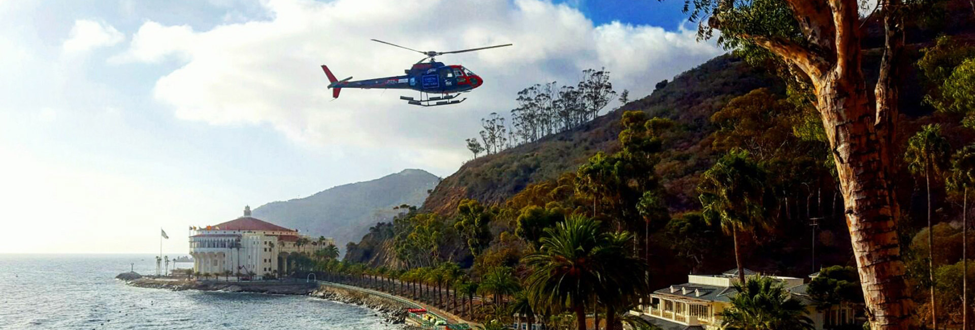 Helicopter and hotel packages Catalina